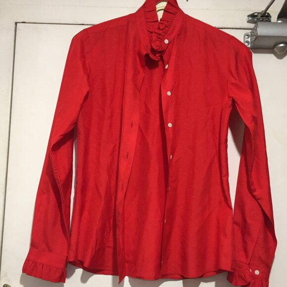 VINTAGE HARRY ROSEN SILK SHIRTS SIZE 8 - Picture 2 of 6